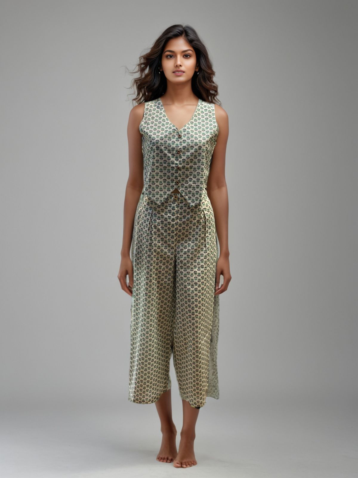 Chic Printed Co-Ord Set – Effortless Elegance