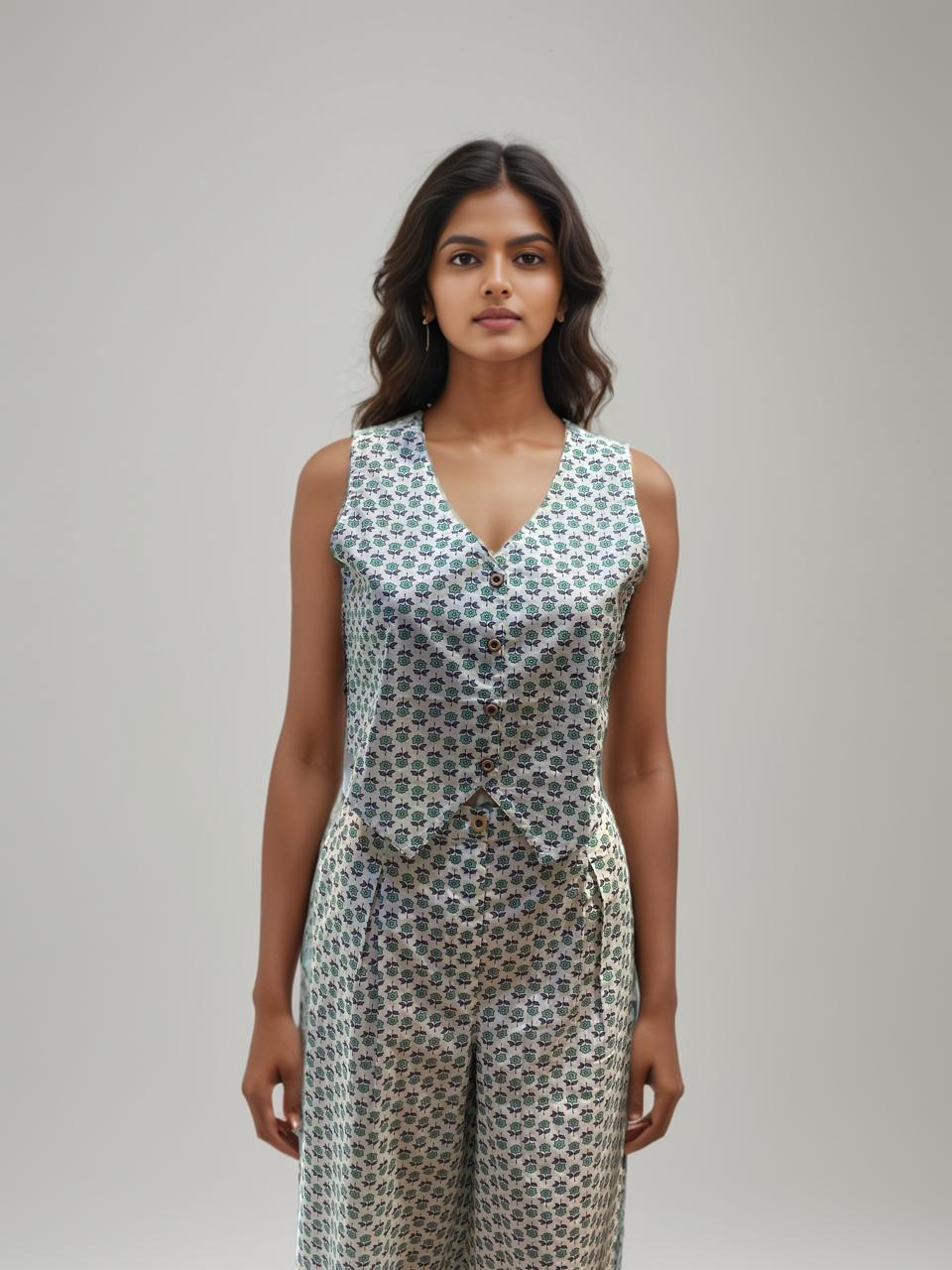 Chic Printed Co-Ord Set – Effortless Elegance