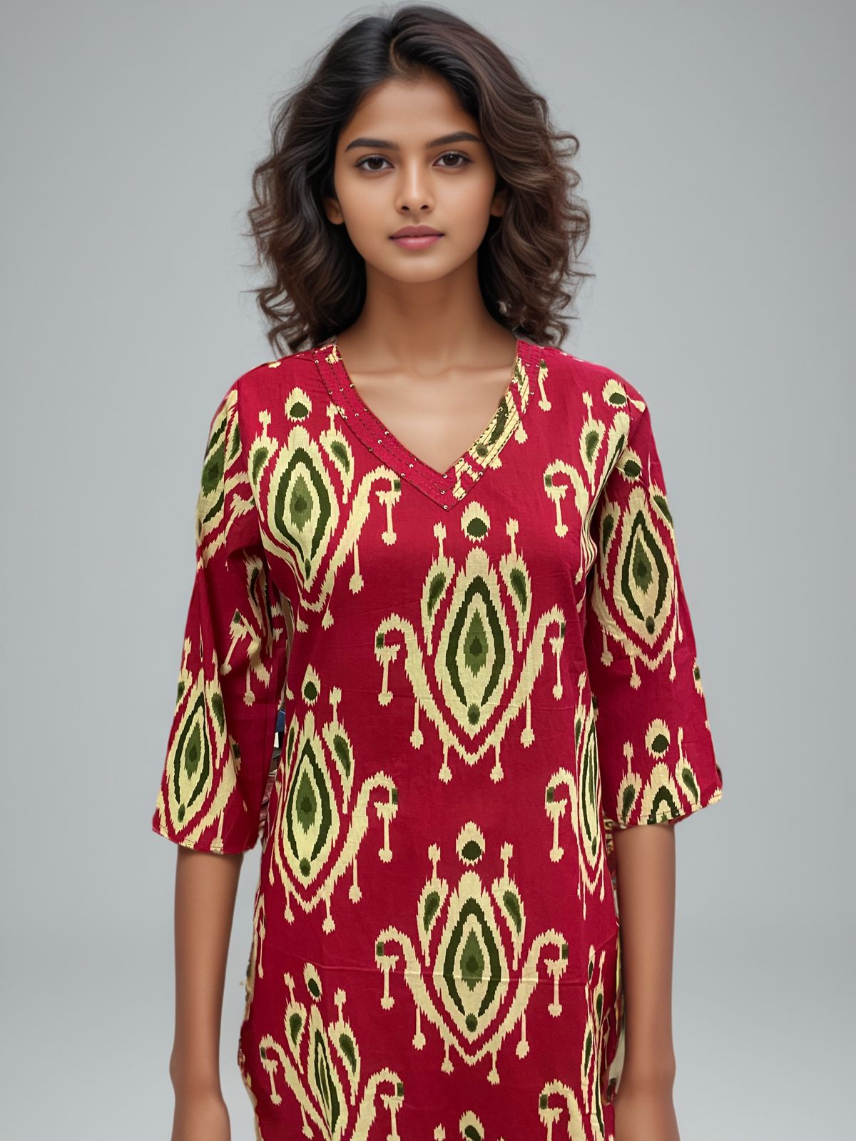 Elegant 100% Cotton Kurti for Women – Breathable & Stylish Ethnic Wear