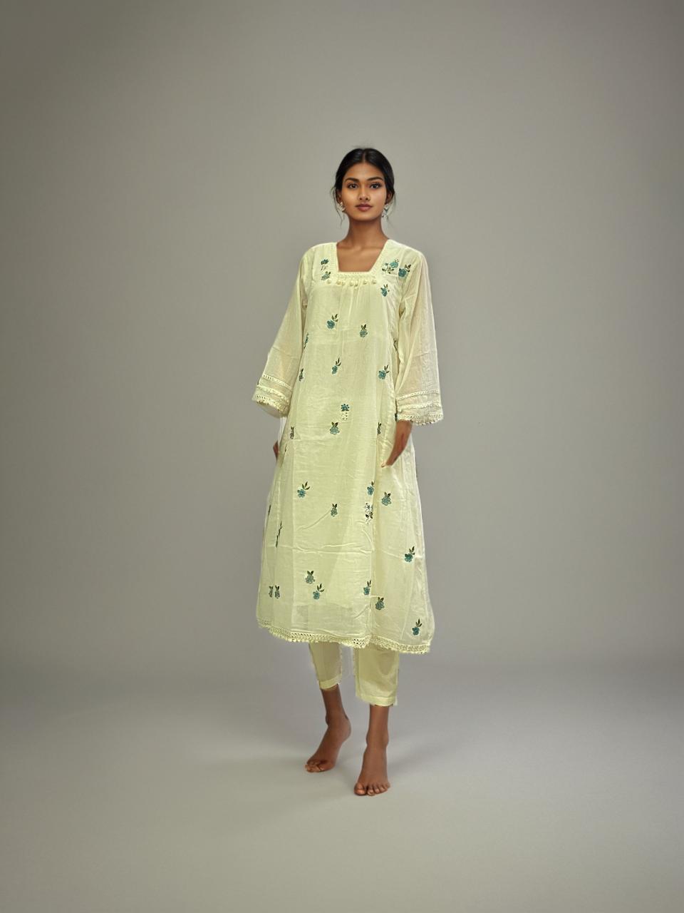 Premium Mal Mal Cotton Kurta Set with Dupatta | Soft & Lightweight Ethnic Wear for Women