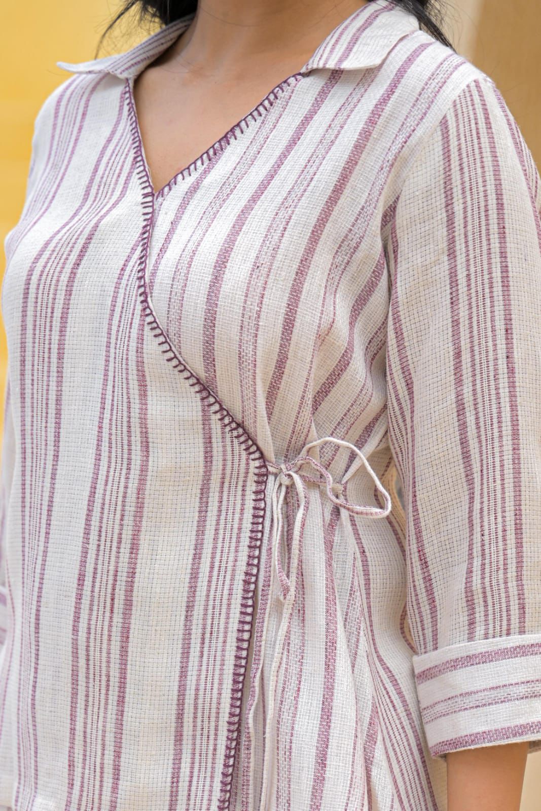 Striped Cotton Co-Ord Set for Women