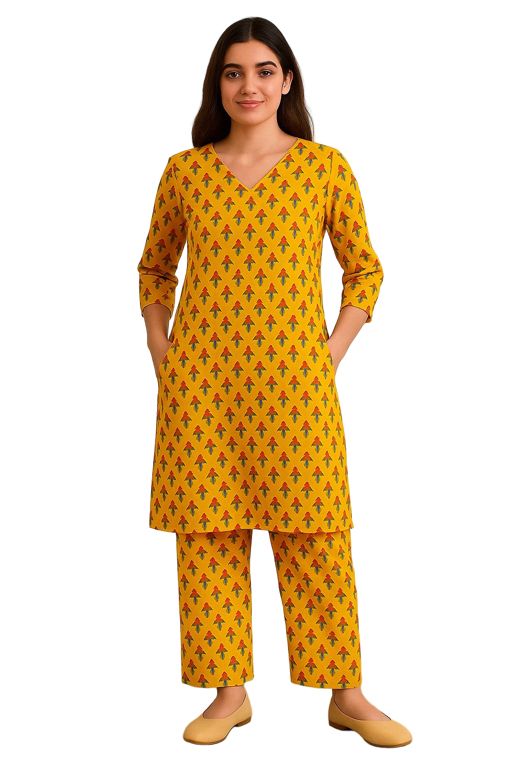 Cotton Yellow Everyday Set