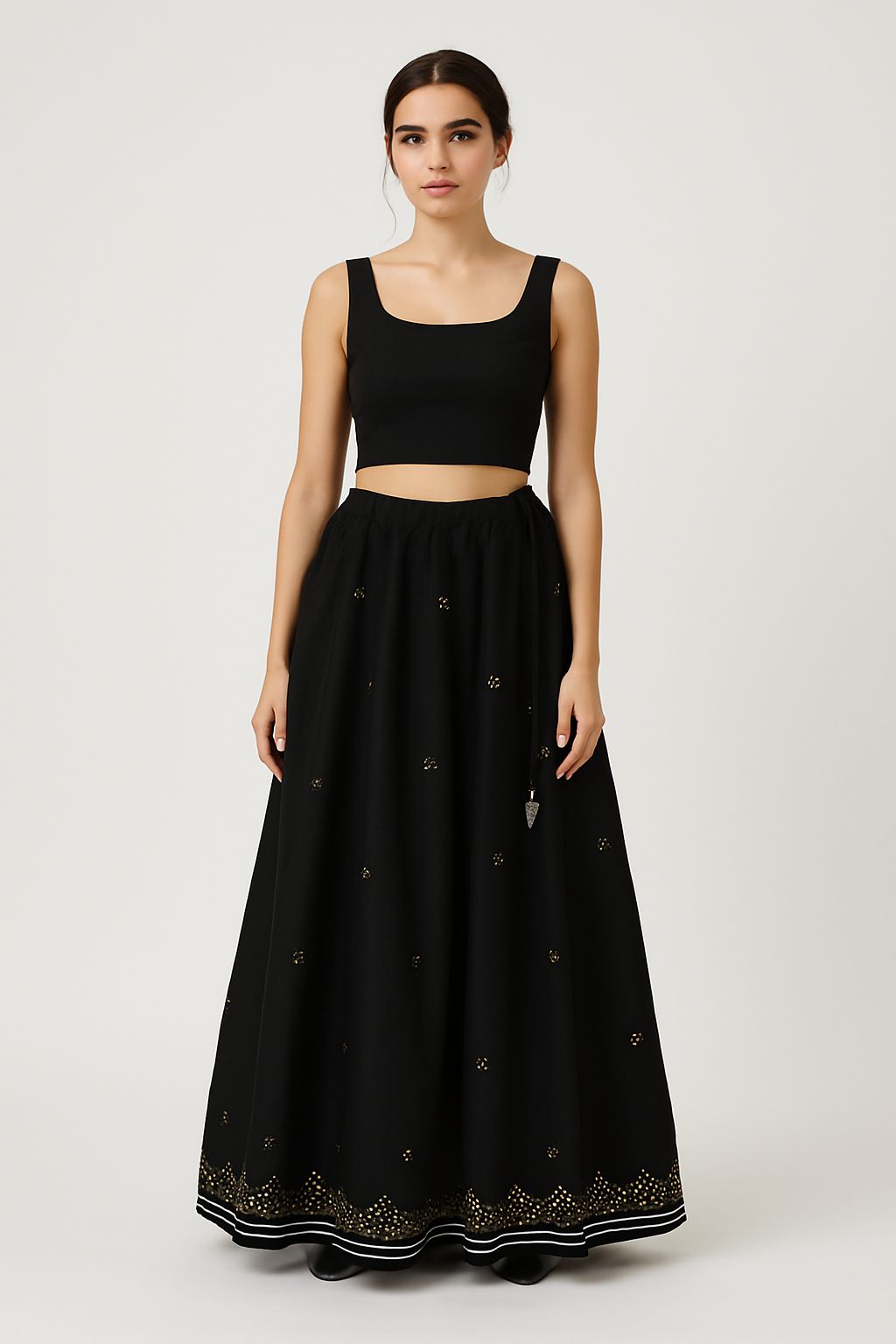 Glamorous Khadi Skirt black