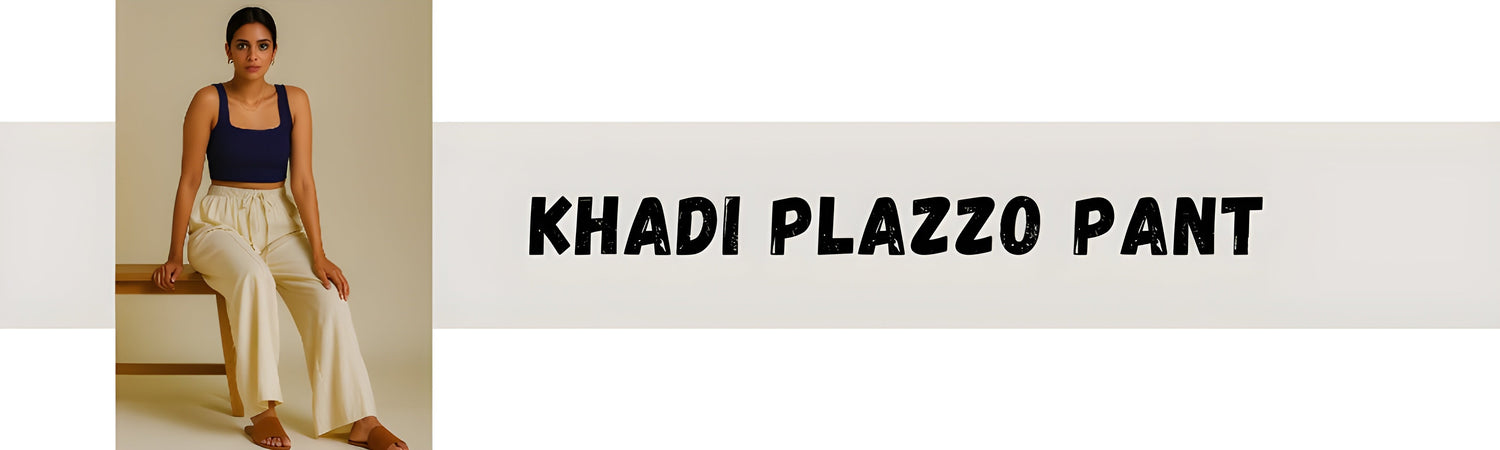Women khadi Plazzo Pant