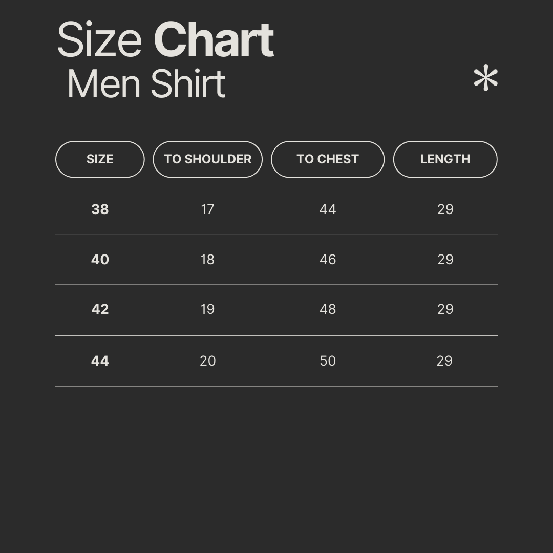 Size chart image