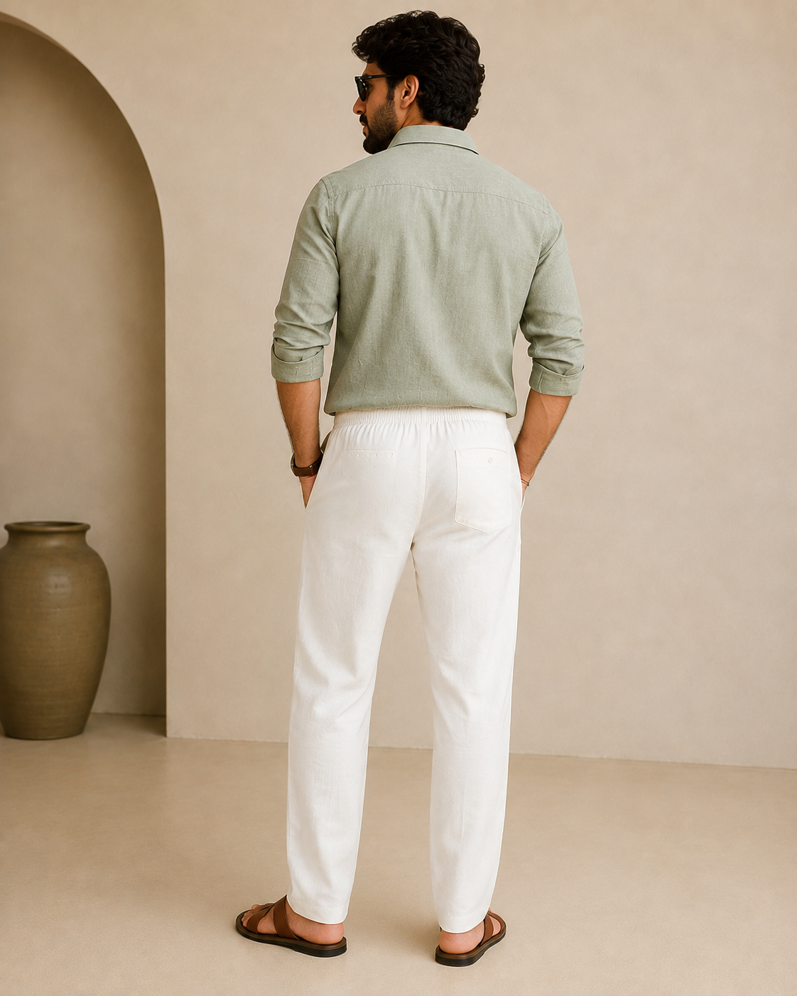 Men's White Pant