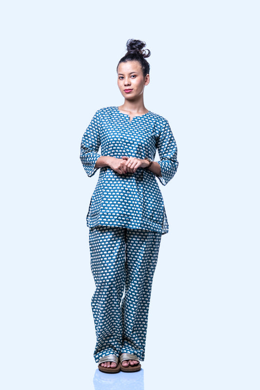 Stylish Elephant Print NIGHT SUIT FOR WOMEN