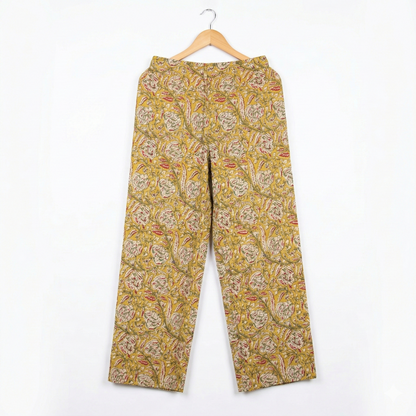 Women’s Kalamkari Cotton Co-Ord Set with Pockets | Sleeveless Kurta & Pant Set | Handcrafted Print