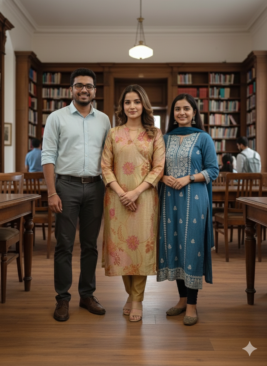 Women’s Golden Maslin Floral Printed Kurti Pant Set | Premium Festive & Party Wear Suit Set