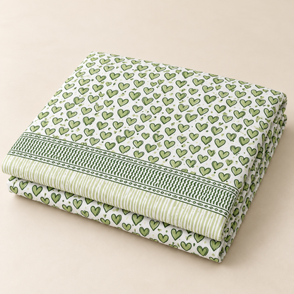 Natural Fab Hand Block Printed Bedsheet 100 x 108