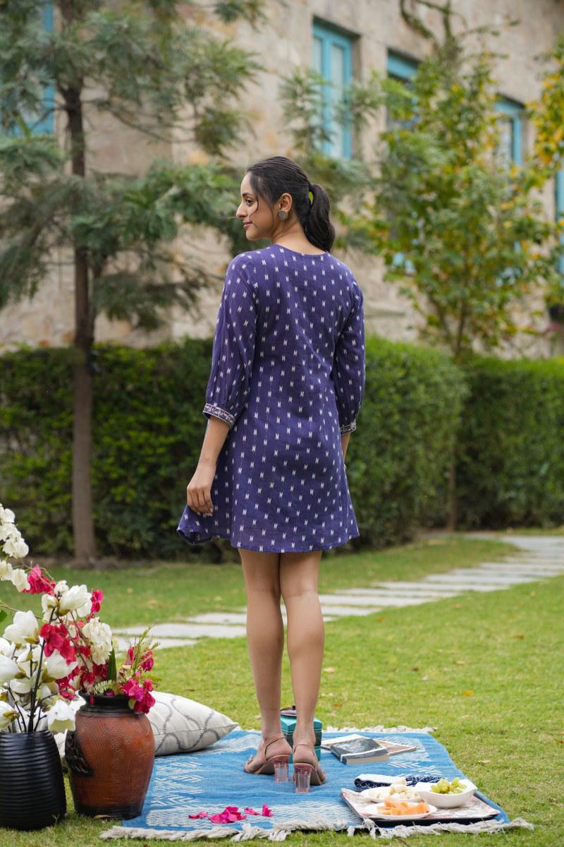 Elegance in Bloom: Lavender Dreams Short Dress