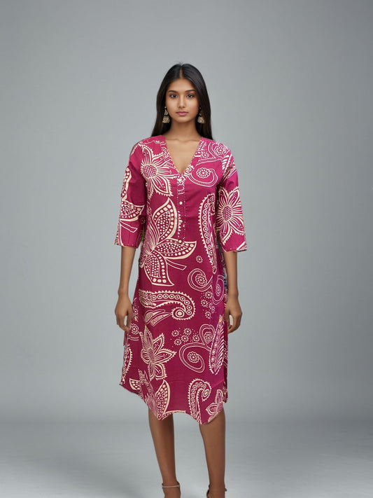 Printed Cotton Kurti – Indian Ethnic Wear for Women