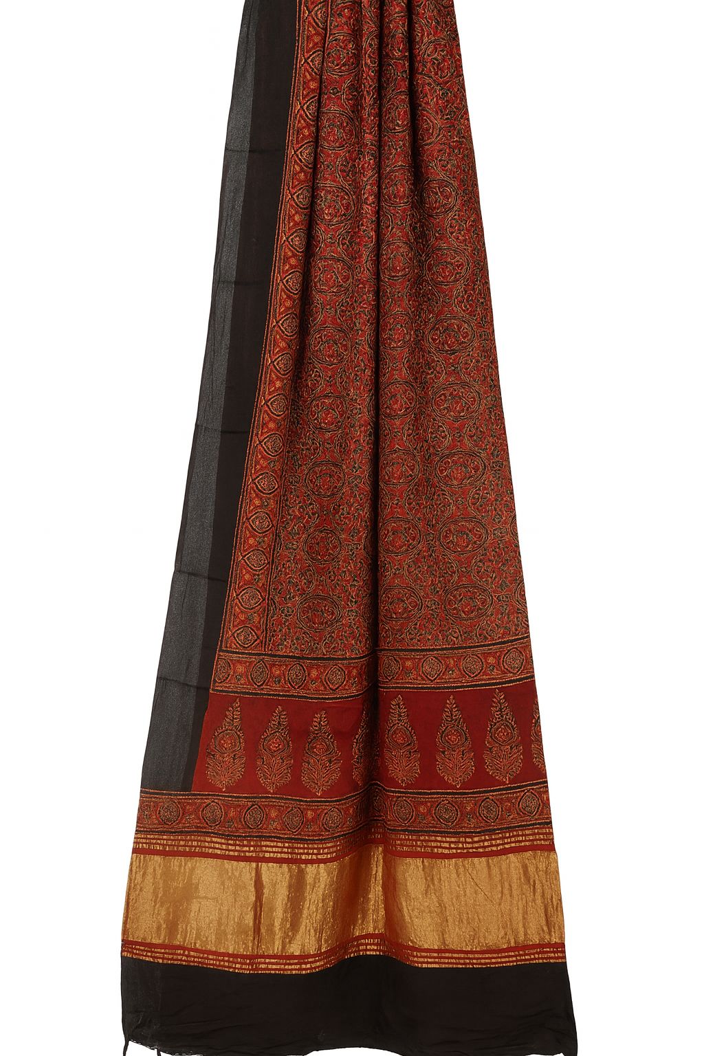 modal silk ajrakh Dupatta