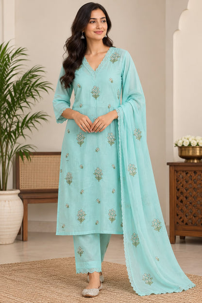 Naturalfab women’s Mal cotton kurti set