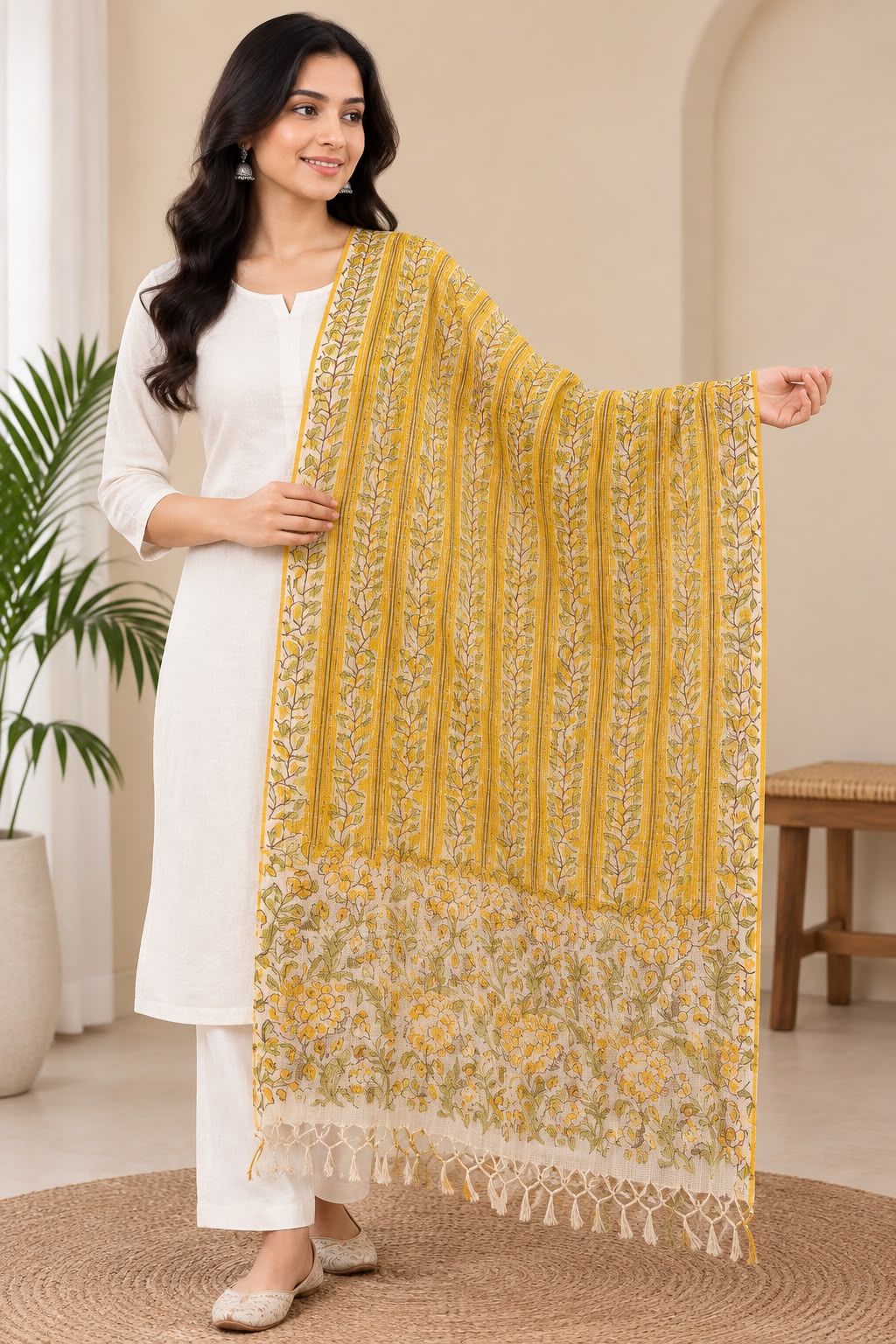 Naturalfab Ariaya Kota cotton dupatta