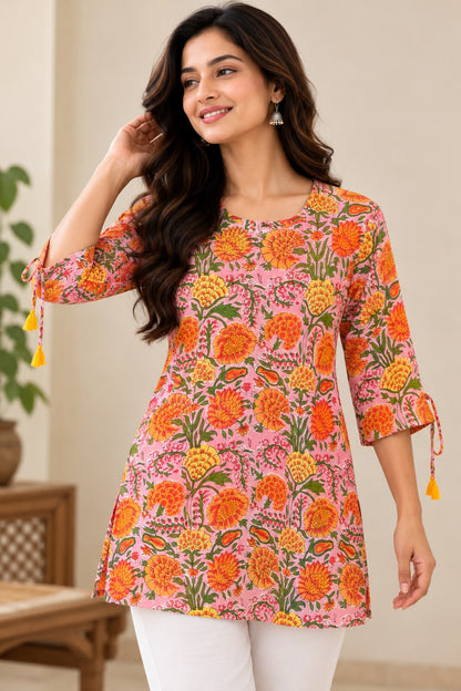 Women’s Handloom Short Kurti